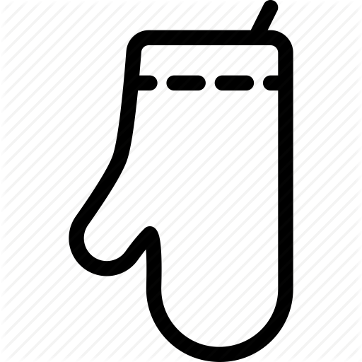 Electronics, Gloves, Microwave, Oven, Safety Icon