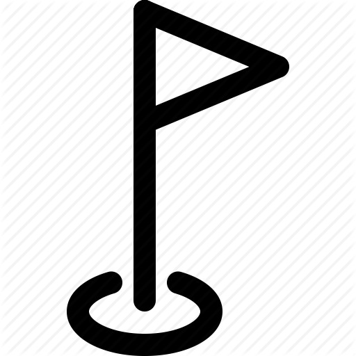 Flag, Golf, Marker, Milestone, Triangle Flag Icon