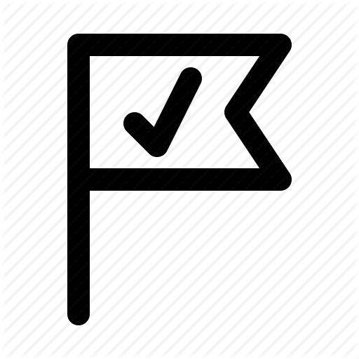 Business, Check, Flag, Management, Milestone, Office, Project Icon