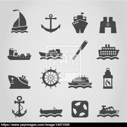 Ship An Icon Vector