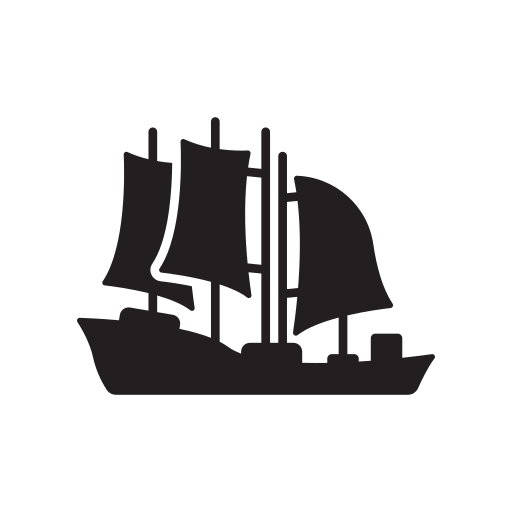 Boat, Sail, Schooner, Ship, Transport, Water, Yacht Icon Free