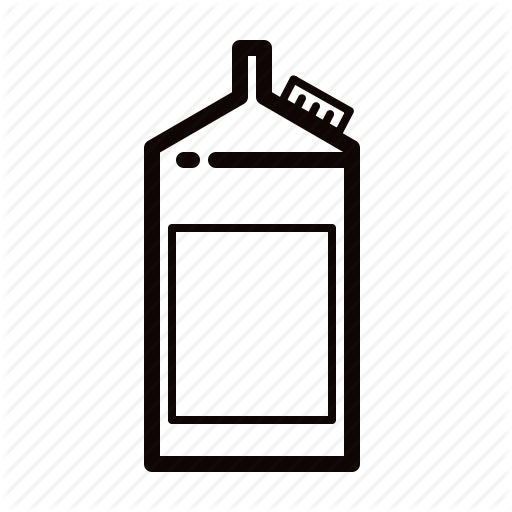 Carton, Dairy, Drink, Milk Icon