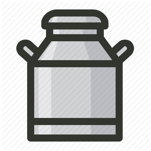 Aluminium, Can, Container, Dairy, Milk Icon