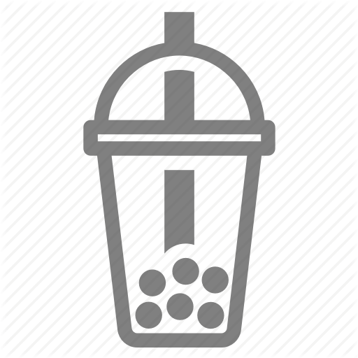 Beverage, Bubble, Cold, Drink, Lid, Milk Tea, Tea Icon
