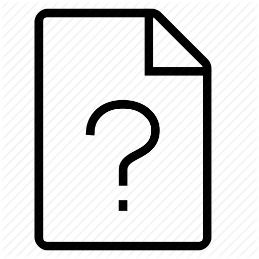 Document, Mime Type, Unknown Icon