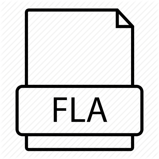 Extension, File, Fla, Flash, Format, Mime Type Icon