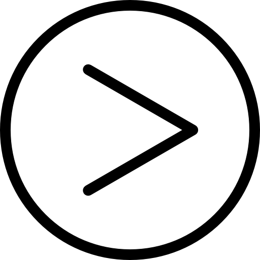 Right Arrow In Circular Button Outline