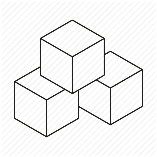 Building Blocks Png Black And White Transparent Images