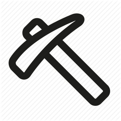 Gaming, Minecraft, Mining, Pick Icon