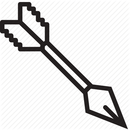 Arrow, Bow, Game, Gaming, Minecraft, Play Icon
