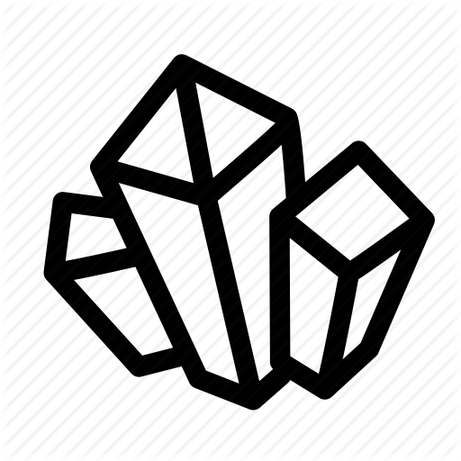 Crystal, Crystals, Dodecahedron, Gem, Mineral, Rocks, Science Icon