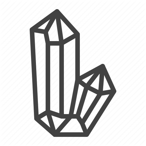 Crystal, Mineral, Rock, Stone Icon