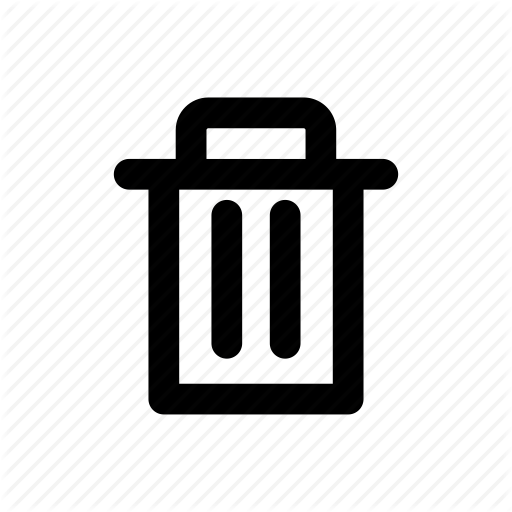 App, Basic, Bin, Delete, Minimal, Recycle, Trash Icon