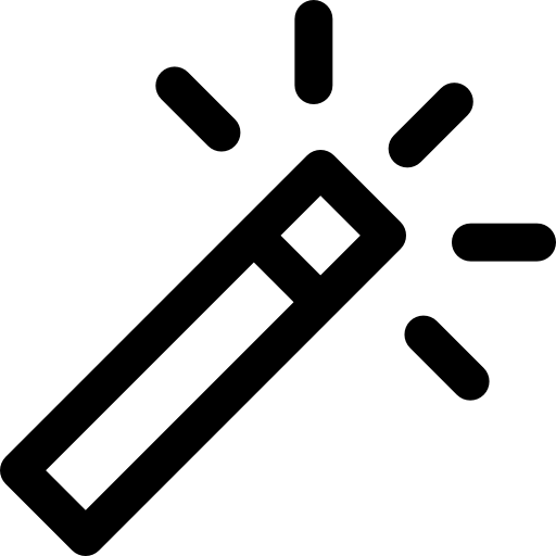 Magic Wand Icon Minimal Universal Theme Freepik