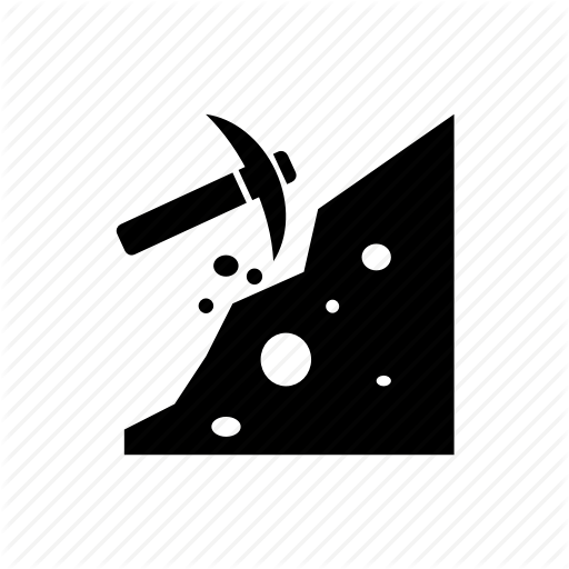 Equipment, Hammer, Industrial, Industry, Mine, Miner, Mining Icon