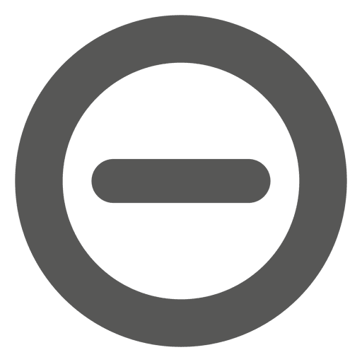 Minus Inside Circle Icon