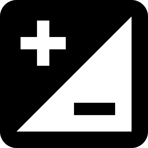 Adjust Button With Plus And Minus Icons Free Download