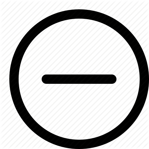 Circle, Interface, Minus, Remove, Subtract Icon