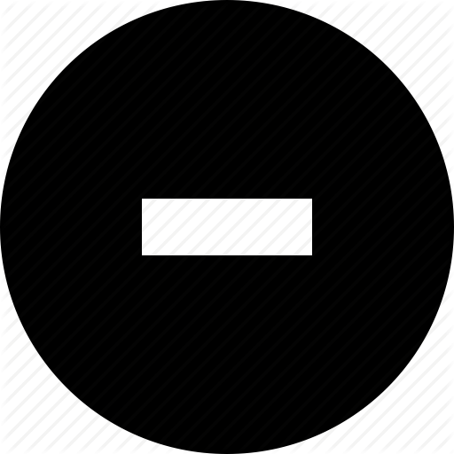 Circle, Delete, Minus, Remove Icon