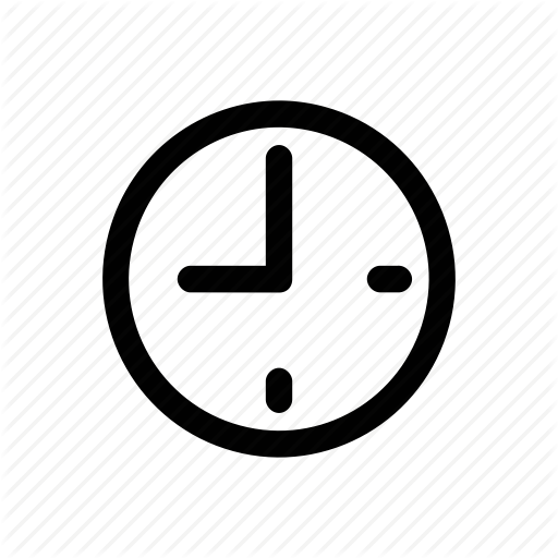 Clock, Hour, Minute, Second, Time Icon