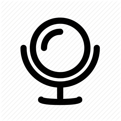 Beauty, Fashion, Makeup, Mirror Icon