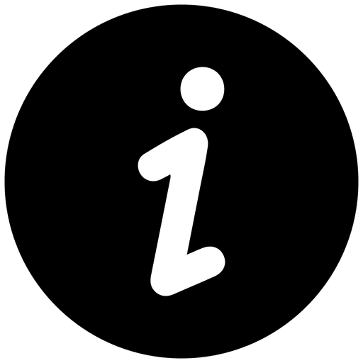 Information Round Service Icon