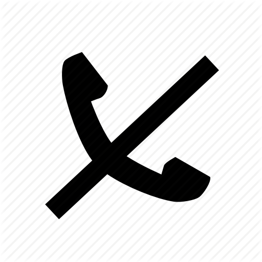 Handle, Missed Call, No Call, No Signal, Phone, Single, Ui Icon