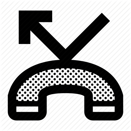 Call, Drop, End, Hang, Missed, Missing, Up Icon