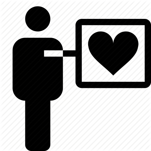 Cardiogram, Heart, Heart Exam, Human, Person Icon