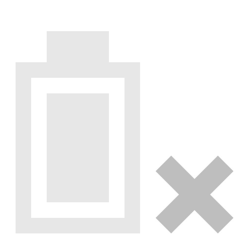 Battery, Missing, Symbolic Icon Free Of Matrilineare Icons
