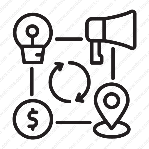 Download Marketing Mix Icon Inventicons