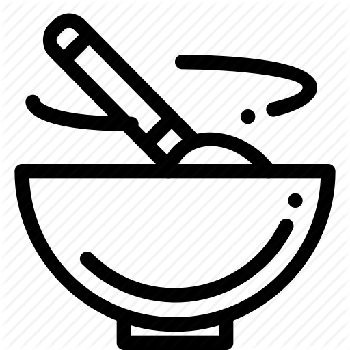 Bowl, Food, Mix, Mixing Icon