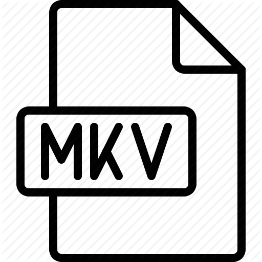 Document, Extension, File, Format, Mkv Icon