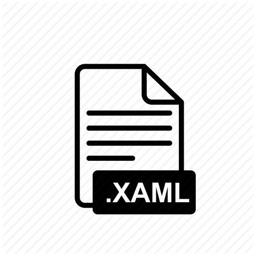 , Extension, Files, Shape, Text, Xaml Icon