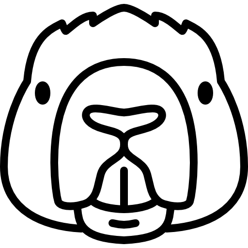 Collection Of Free Head Vector Beaver Download On Ui Ex