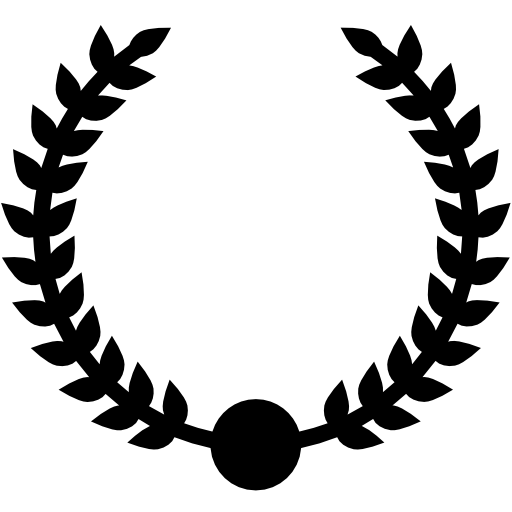 Wreath Award Circular Branches Symbol Free Vector Icons Designed