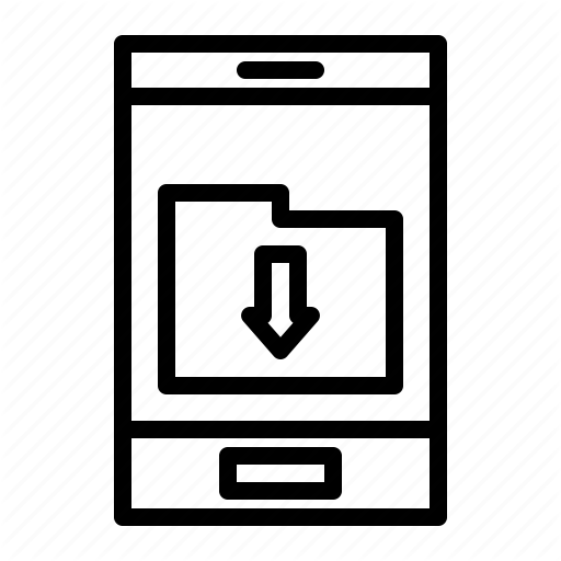 Appliccation, Download Folder, Folder, Mobile Application Icon