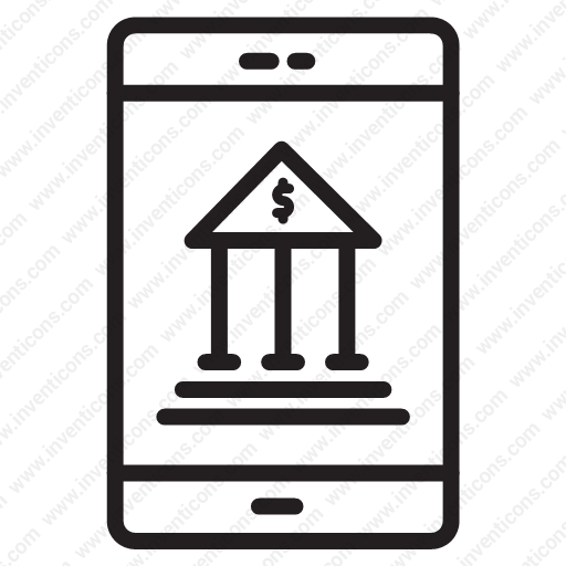 Download Mobile Bank Icon Inventicons