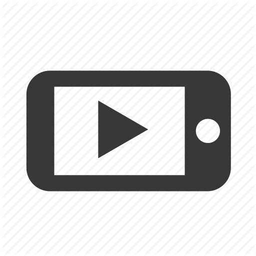 Mobile Video Icon Free Icons