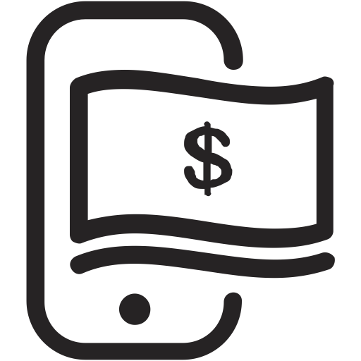 Withdraw, Money, Mobile Icon