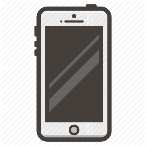 Iphone, Mobile, Phone, Smartphone, White Icon