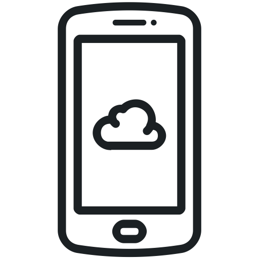 Cloud, Smart Phone Icon, Mobile Icon