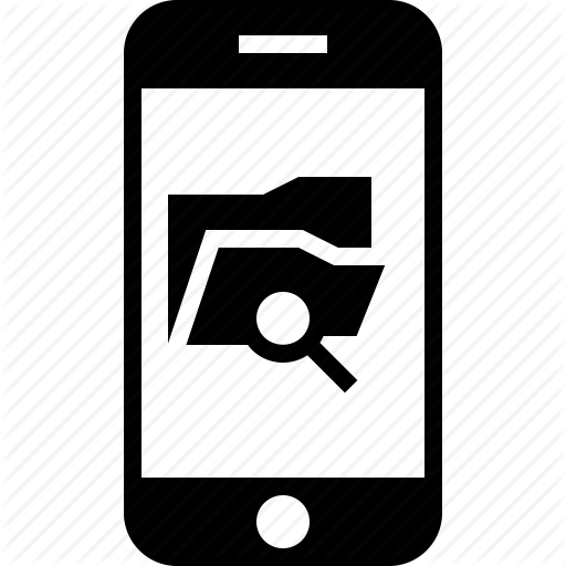 App, Explorer, File, Mobile, Search, Smartphone Icon