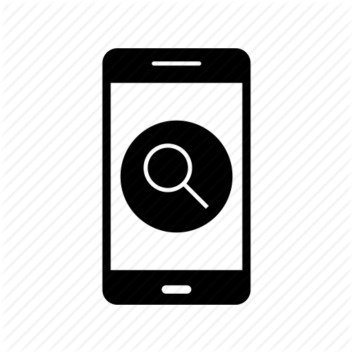 App, Mobile, Phone, Search Icon