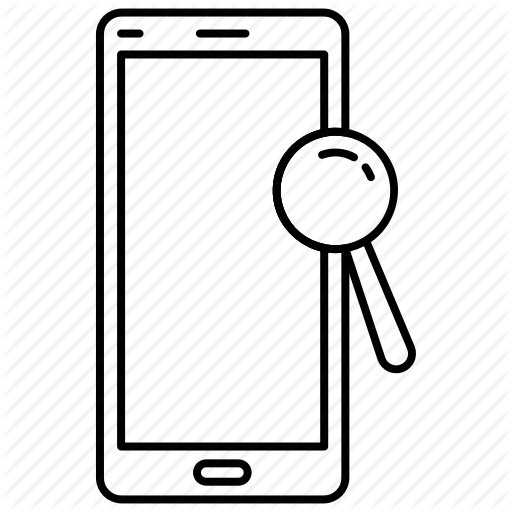 Browse, Mobile, Phone, Search Icon