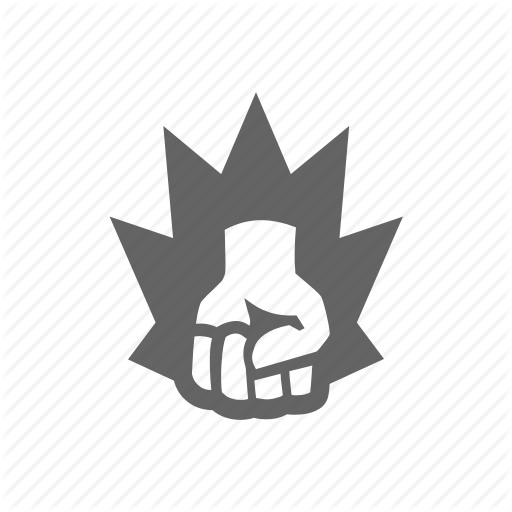 Arm, Fist, Hand, Hit, Power, Punch, Strike Icon
