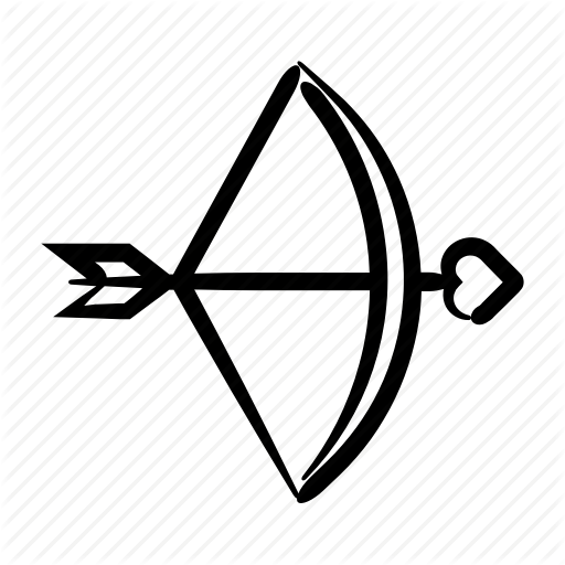 Arrow, Bow, Cupid, Dating, Love, Romance, Strike Icon