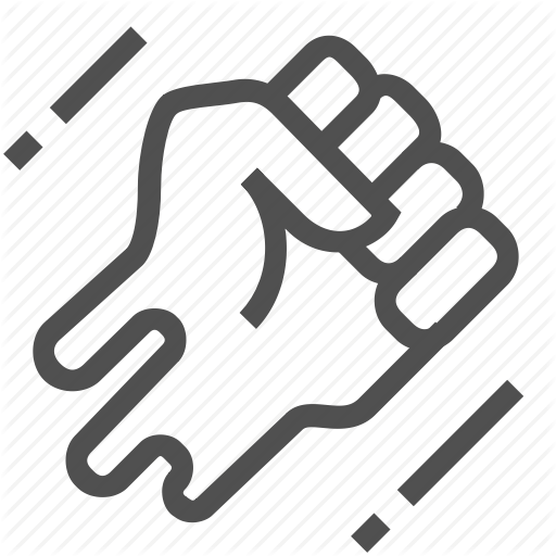 Authority, Fist, Hit, Power, Punch, Push, Strike Icon