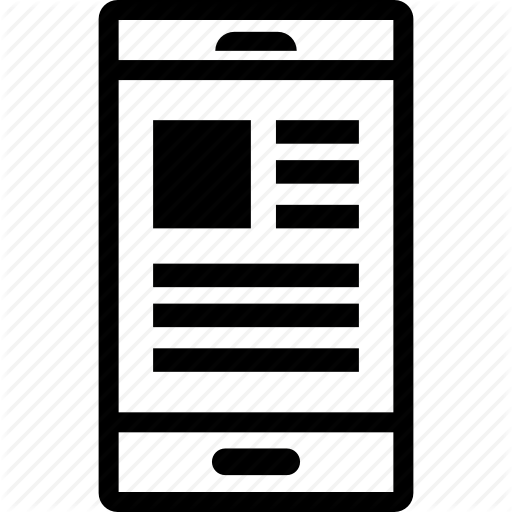 Article, Mobile, Smartphone, Web, Website Icon