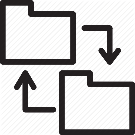 Business, Exchange, Files, Modern Icon